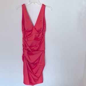 Cache coral evening dress size 8